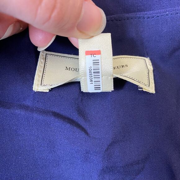 Anthropologie Moulinette‎ Soeurs Floral Silk Midi Off Shoulder Dress Size Small - Picture 3 of 10